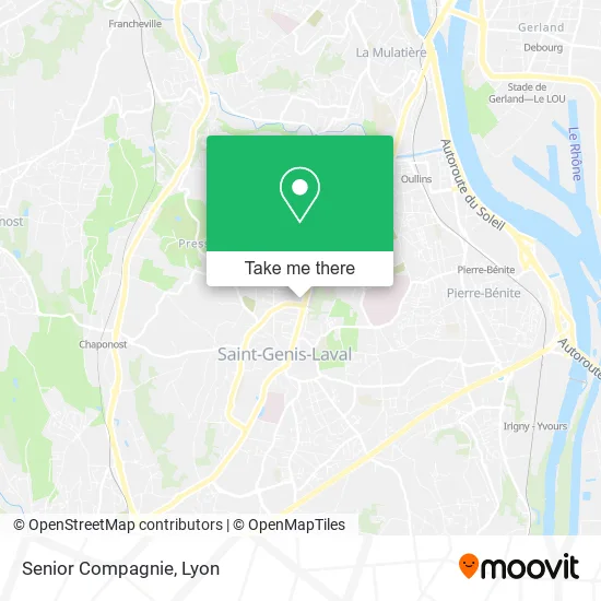 Senior Compagnie map