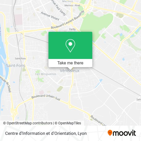 Centre d'Information et d'Orientation map