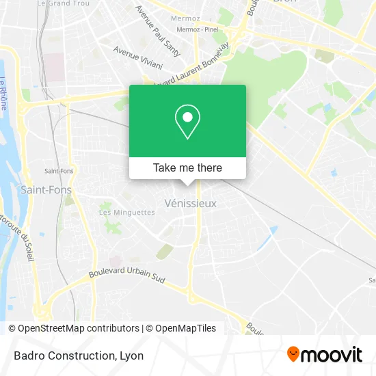 Badro Construction map