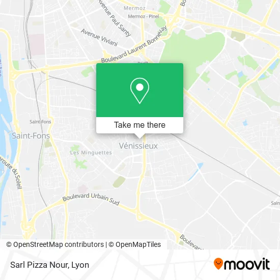 Sarl Pizza Nour map