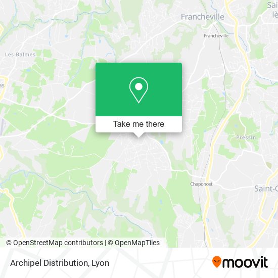 Archipel Distribution map