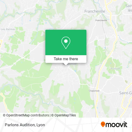Parlons Audition map