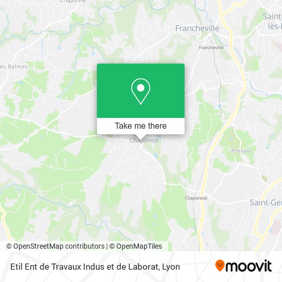 Etil Ent de Travaux Indus et de Laborat map