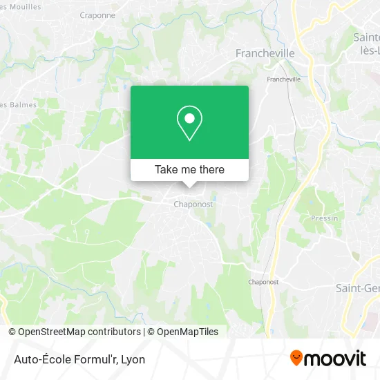 Auto-École Formul'r map