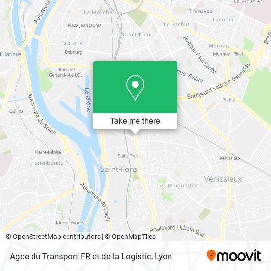 Agce du Transport FR et de la Logistic map