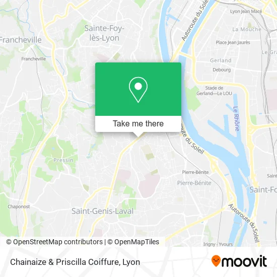 Chainaize & Priscilla Coiffure map