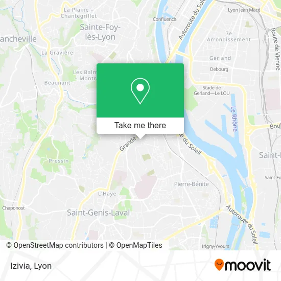 Izivia map