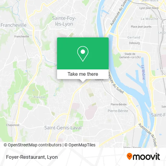 Foyer-Restaurant map