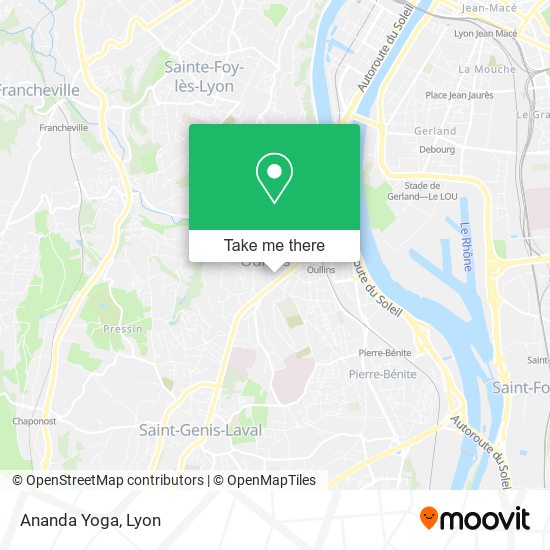 Ananda Yoga map