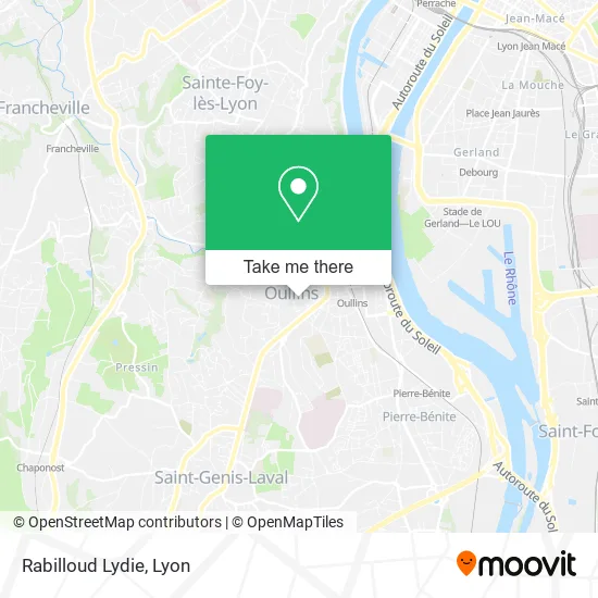 Mapa Rabilloud Lydie