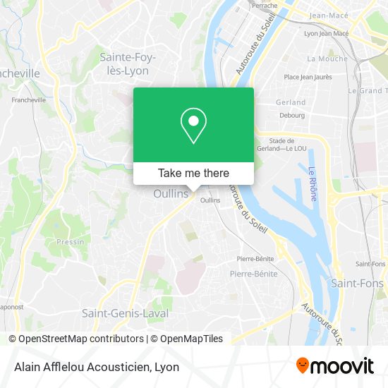 Alain Afflelou Acousticien map