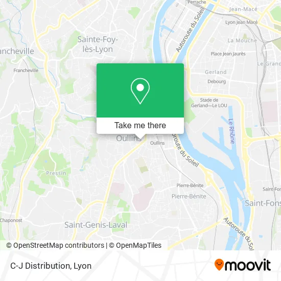 C-J Distribution map