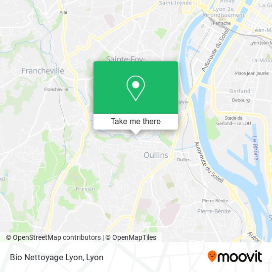 Bio Nettoyage Lyon map