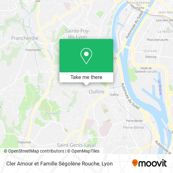 Cler Amour et Famille Ségolène Rouche map