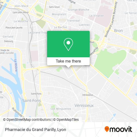Pharmacie du Grand Parilly map