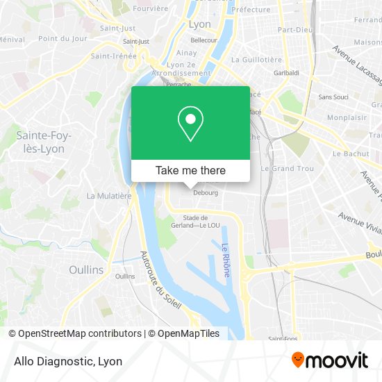 Allo Diagnostic map