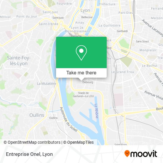 Entreprise Onel map