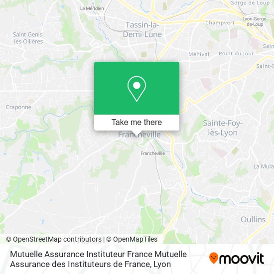 Mutuelle Assurance Instituteur France Mutuelle Assurance des Instituteurs de France map