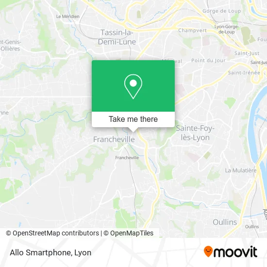 Allo Smartphone map