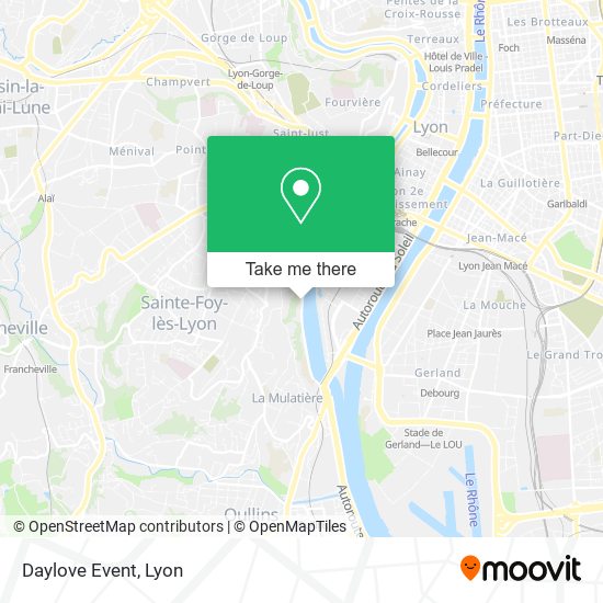 Daylove Event map