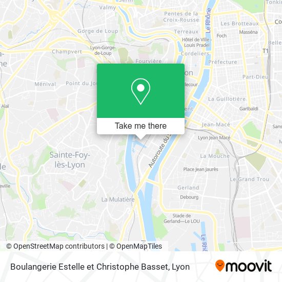 Boulangerie Estelle et Christophe Basset map