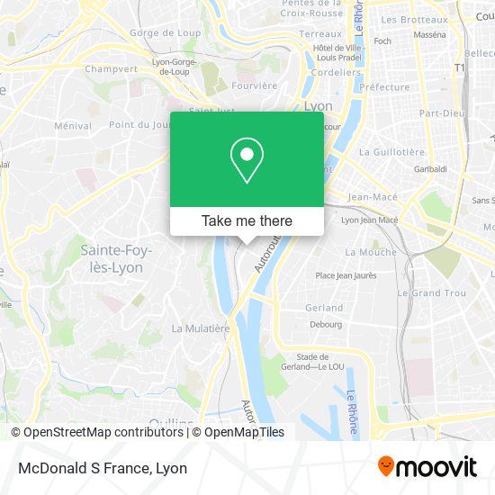 Mapa McDonald S France