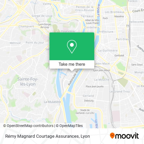Rémy Magnard Courtage Assurances map