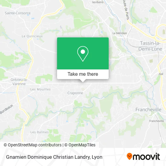 Gnamien Dominique Christian Landry map