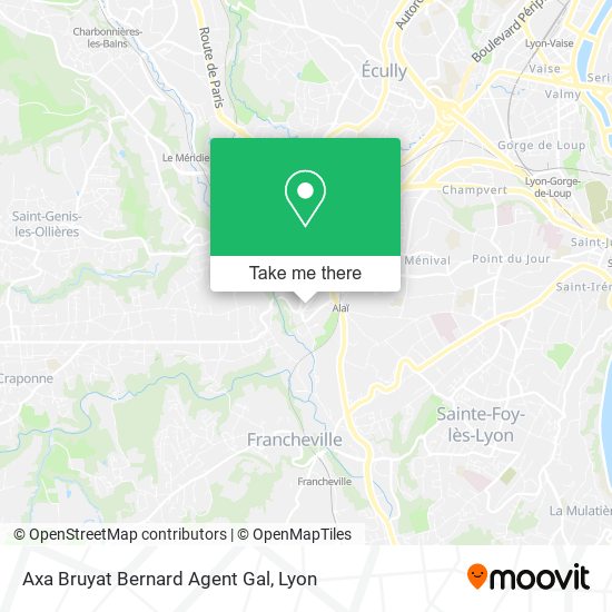 Axa Bruyat Bernard Agent Gal map