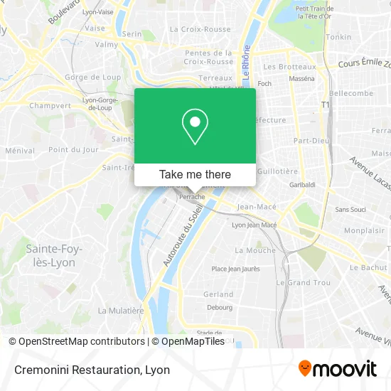 Cremonini Restauration map