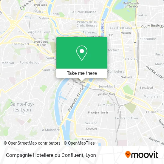Compagnie Hoteliere du Confluent map