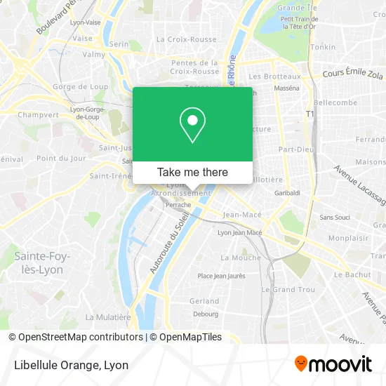 Libellule Orange map