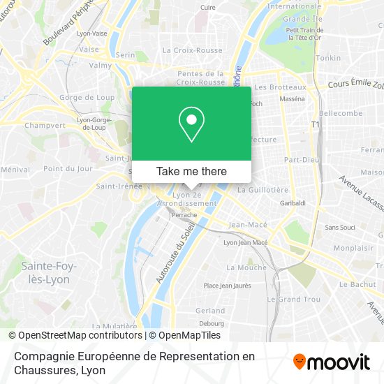 Compagnie Européenne de Representation en Chaussures map