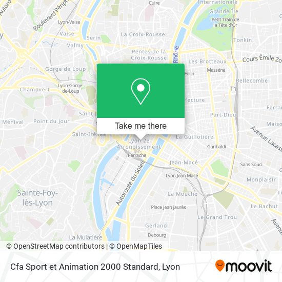 Cfa Sport et Animation 2000 Standard map