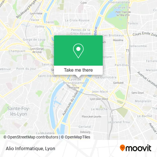 Alio Informatique map