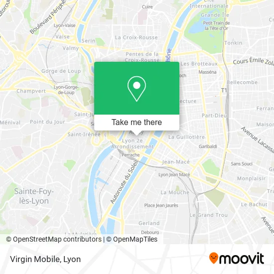Virgin Mobile map
