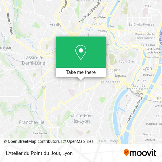 L'Atelier du Point du Jour map