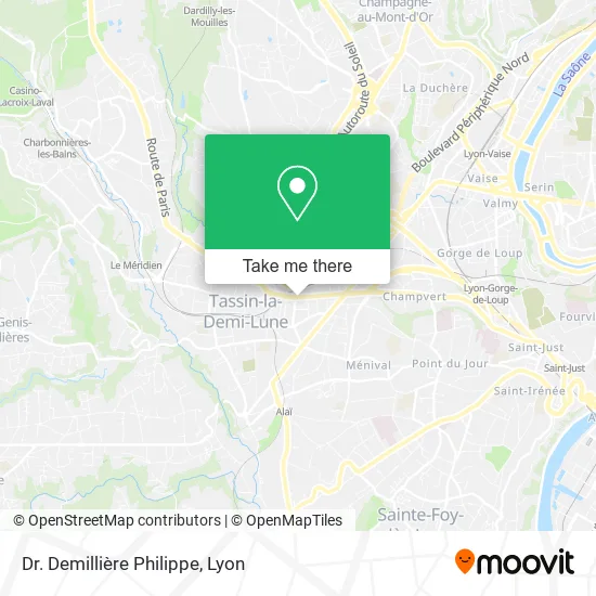Dr. Demillière Philippe map