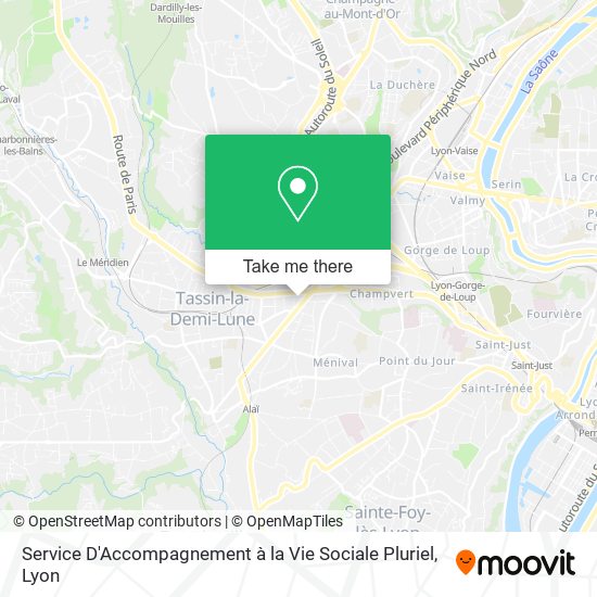 Service D'Accompagnement à la Vie Sociale Pluriel map