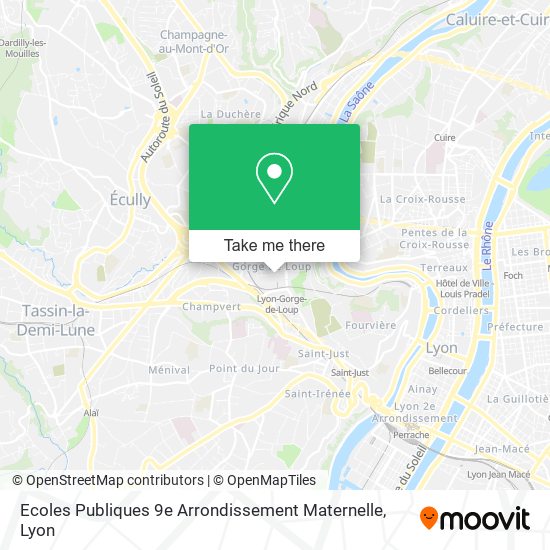 Ecoles Publiques 9e Arrondissement Maternelle map