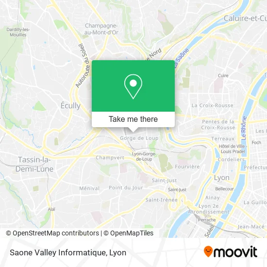 Saone Valley Informatique map