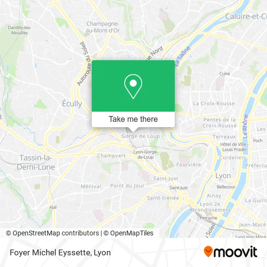Foyer Michel Eyssette map