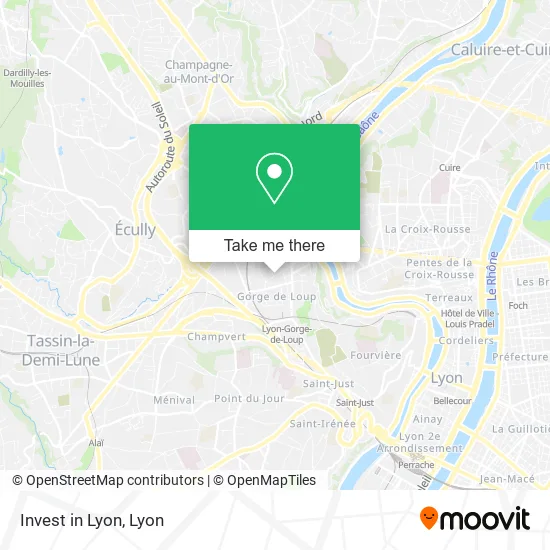 Invest in Lyon map