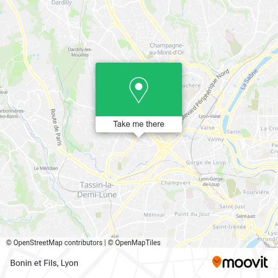 Bonin et Fils map