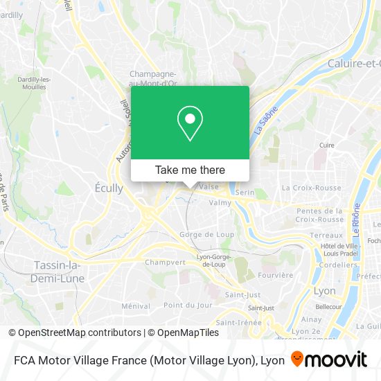 FCA Motor Village France (Motor Village Lyon) map