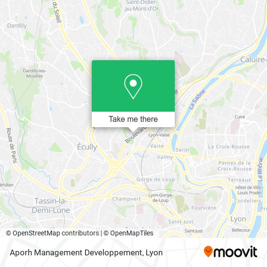 Aporh Management Developpement map