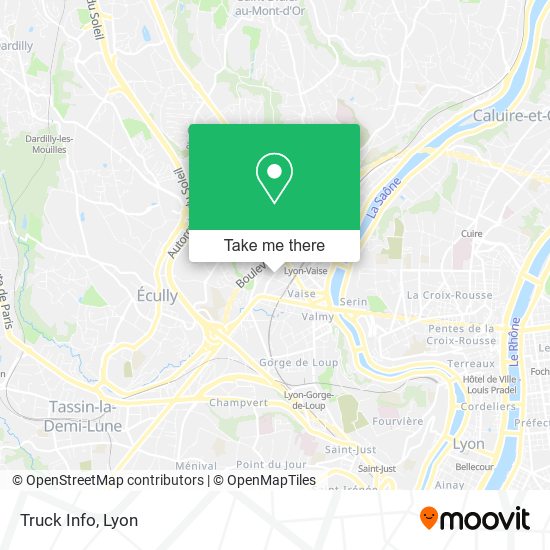 Truck Info map