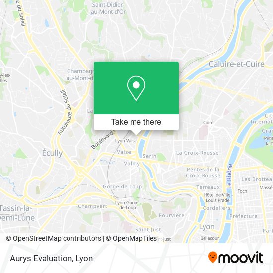 Aurys Evaluation map