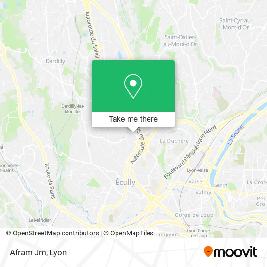 Afram Jm map