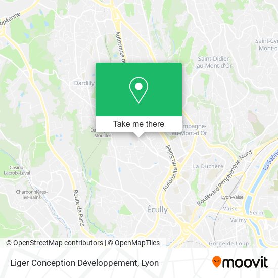 Liger Conception Développement map